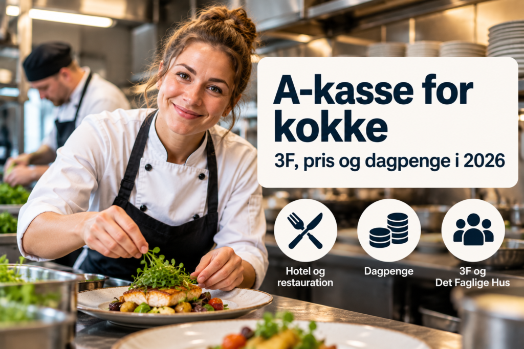 A-kasse for kokke og køkkenmedhjælpere