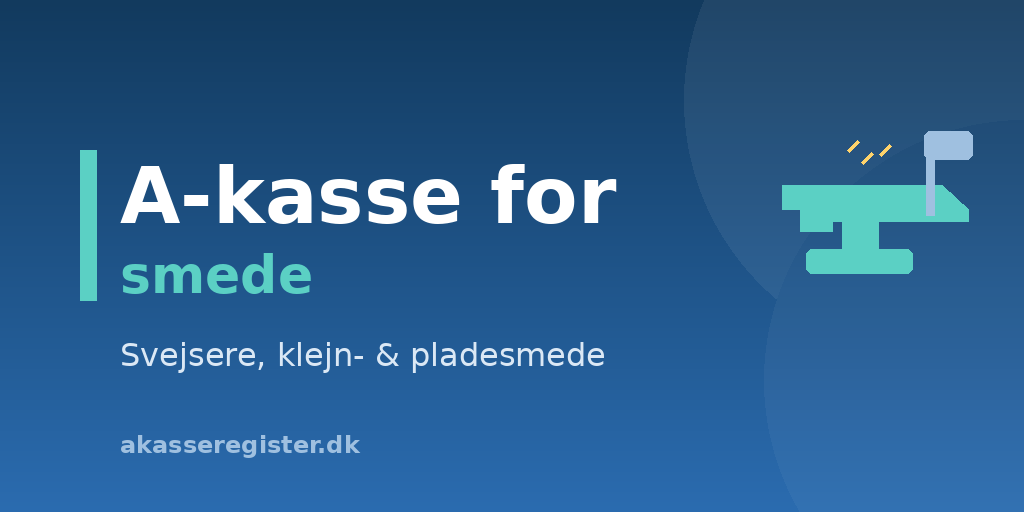 A-kasse for smede – se pris og meld dig ind