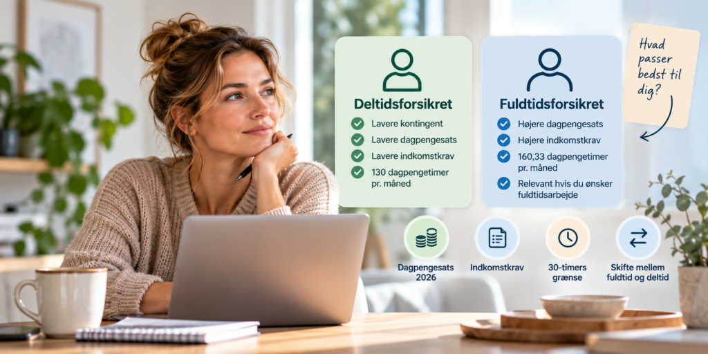 Deltidsforsikret a-kasse