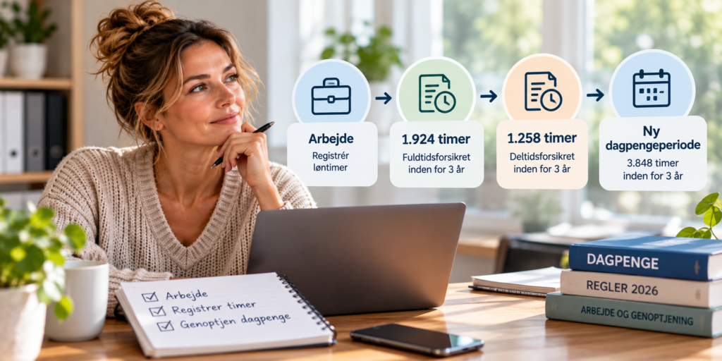 Genoptjening af dagpenge