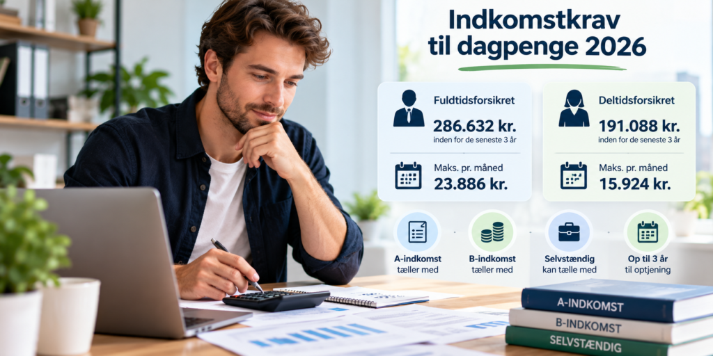 Indkomstkrav til dagpenge
